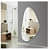 Decorative Frameless Mirror 18 X 36" - photo