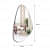 Decorative Frameless Mirror 18 X 36" - front_view