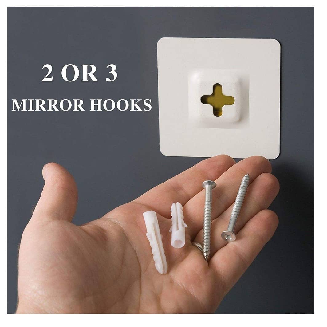 Decorative Frameless Mirror 18 X 36"