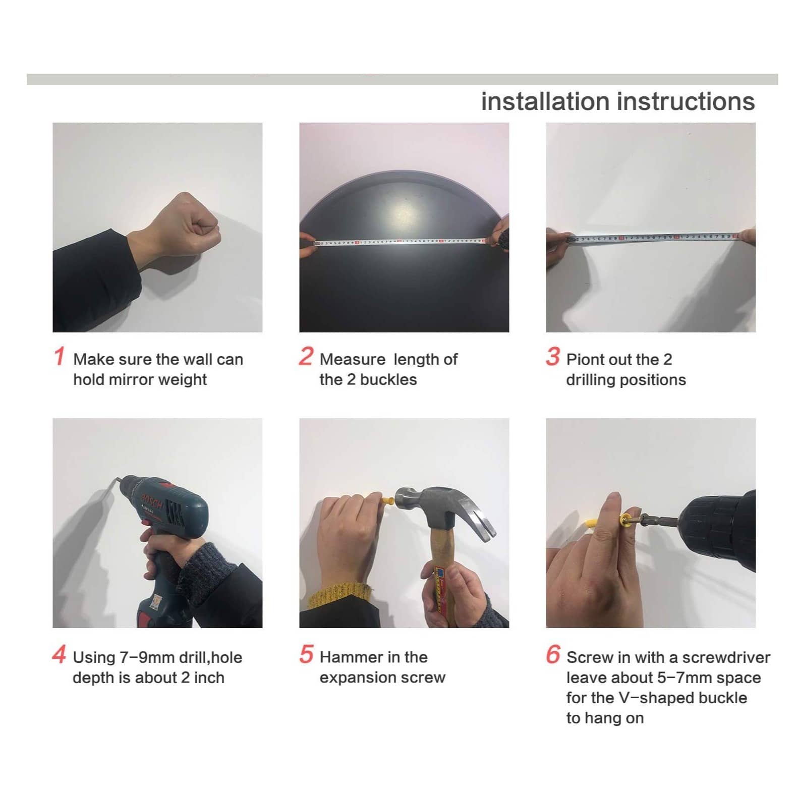 Decorative Frameless Mirror 18 X 36"