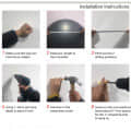 Modern Decorative Frameless Mirror 16 X 24" - rear_view