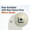Modern Frameless Glass Mirror 18 X 36" - rear_view