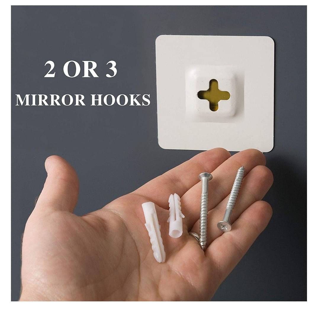 Modern Frameless Wall Mirror 24"