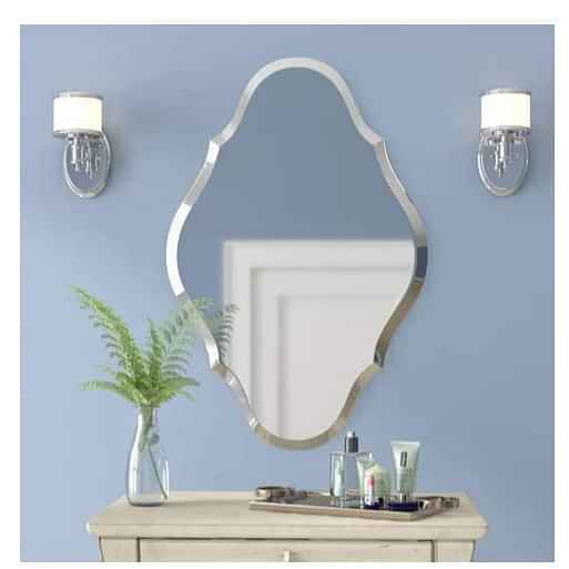 Frameless Decorative Wall Mirror 16 X 24" - photo