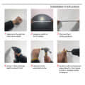 Double Glass Frameless Decorative Mirror 18 X 24" - top_view