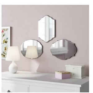Decorative Frameless Mirror 18 X 24"  (Set Of 3) - photo