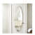 Oval Shape Frameless Decorative Mirror 18 X 36" - photo