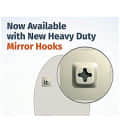 Frameless Oval Decorative Mirror 18 X 24" - rear_view