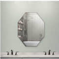 Octagon Shape Frameless Decorative Mirror 18 X 24" - photo