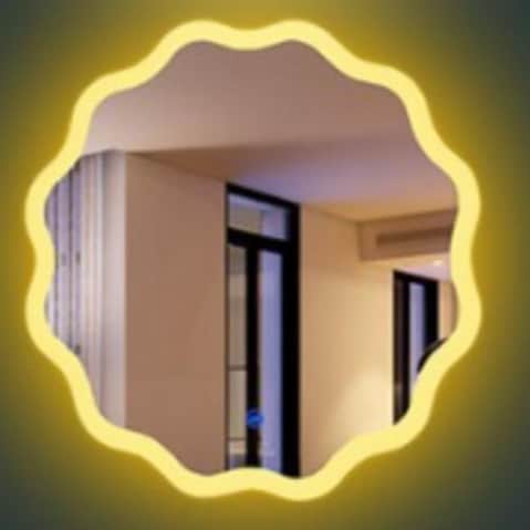 Led Mirror With Touch Sensor - front_view