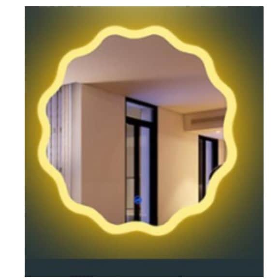 Led Mirror With Touch Sensor - top_view