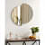 Half Round Frameless Decorative Mirror 12 X 24" (Set Of 2 Pcs) - photo