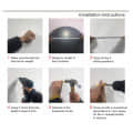 Frameless Decorative Bathroom Mirror 18 X 24" - top_view