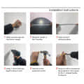 Frameless Decorative Bathroom Mirror 18 X 24" - top_view