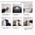 Frameless Oval Shape Decorative Mirror 12X18" - right_view