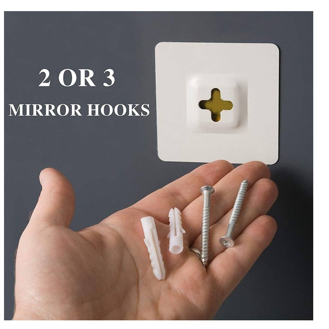 Round Shape Frameless Decorative Mirror 12"