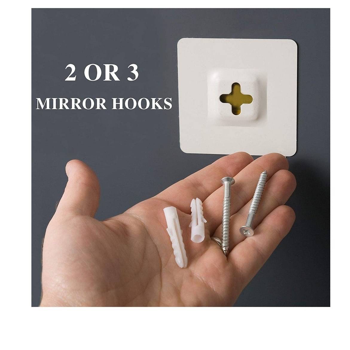 Frameless Decorative Wall Mirror 12 X 18"