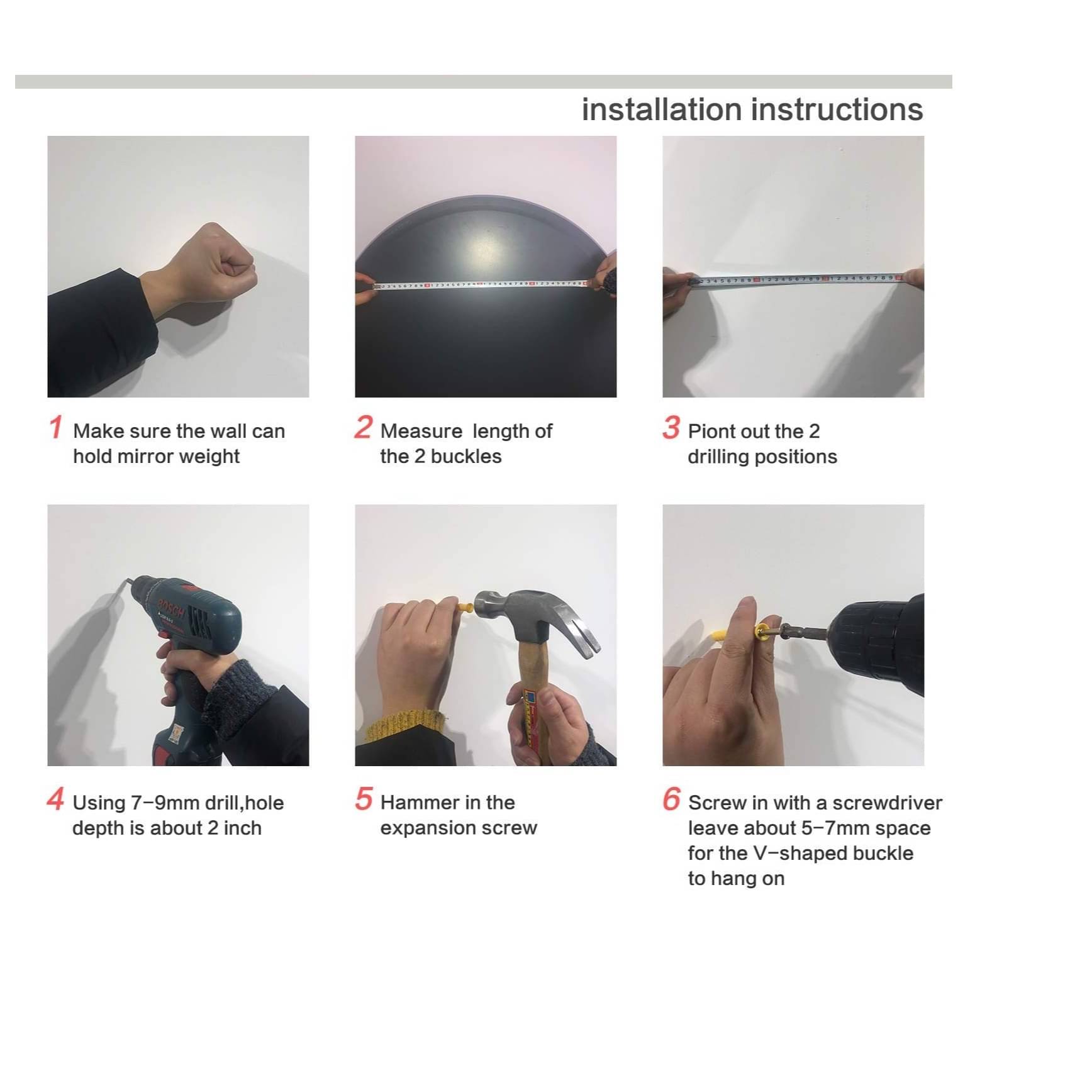 Frameless Decorative Wall Mirror 12 X 18"