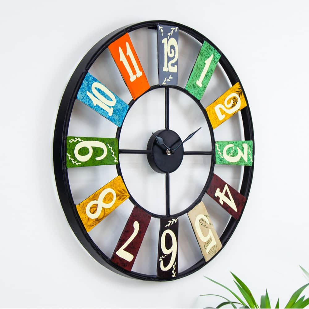 Geneva Metal Wall Clock - photo