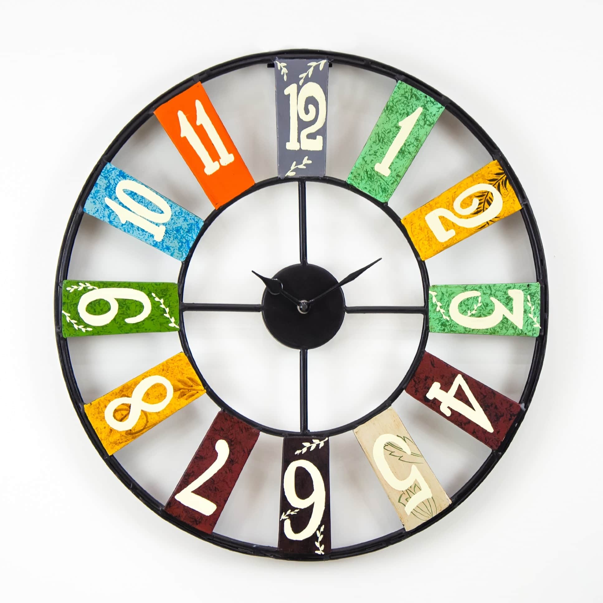 Geneva Metal Wall Clock - front_view