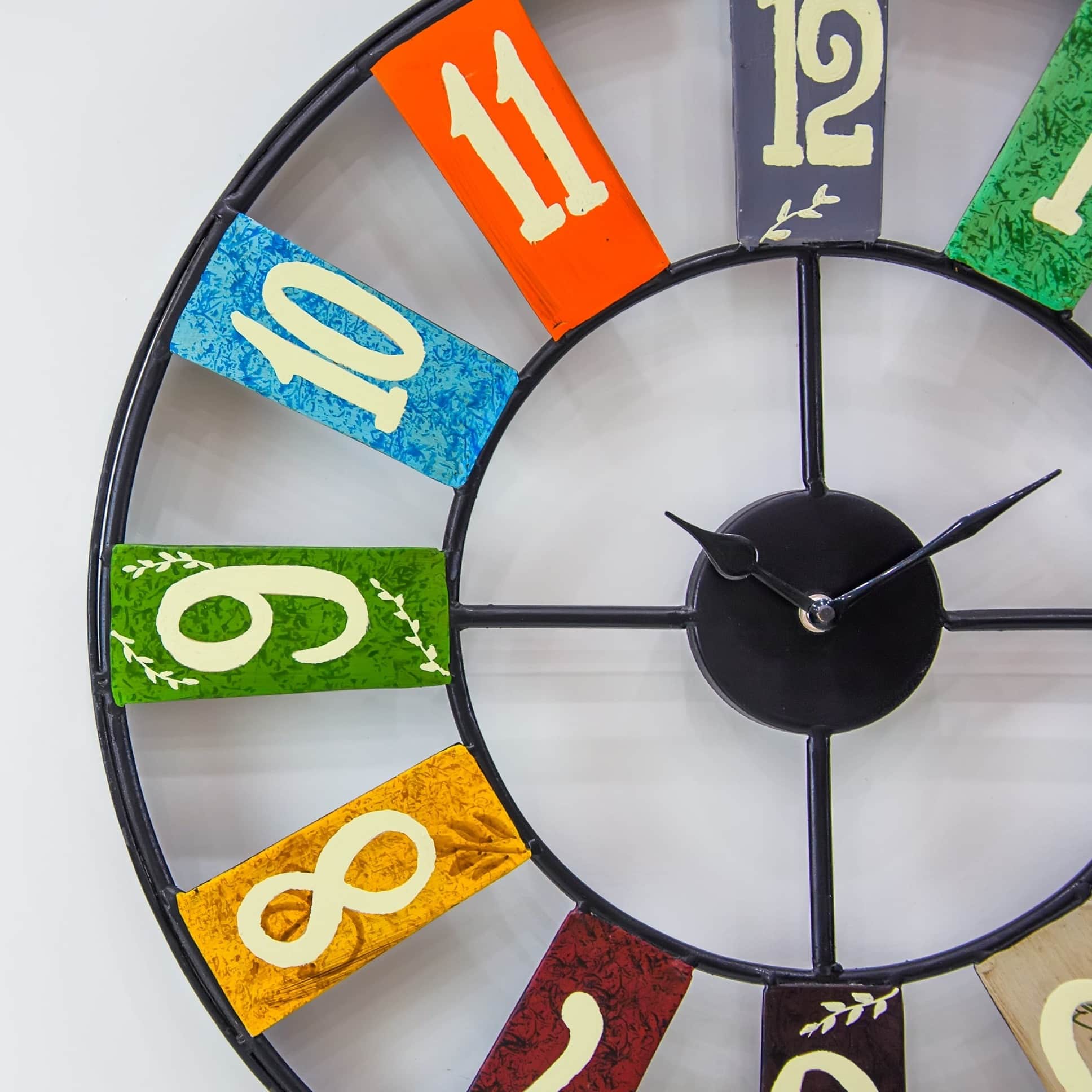 Geneva Metal Wall Clock - rear_view