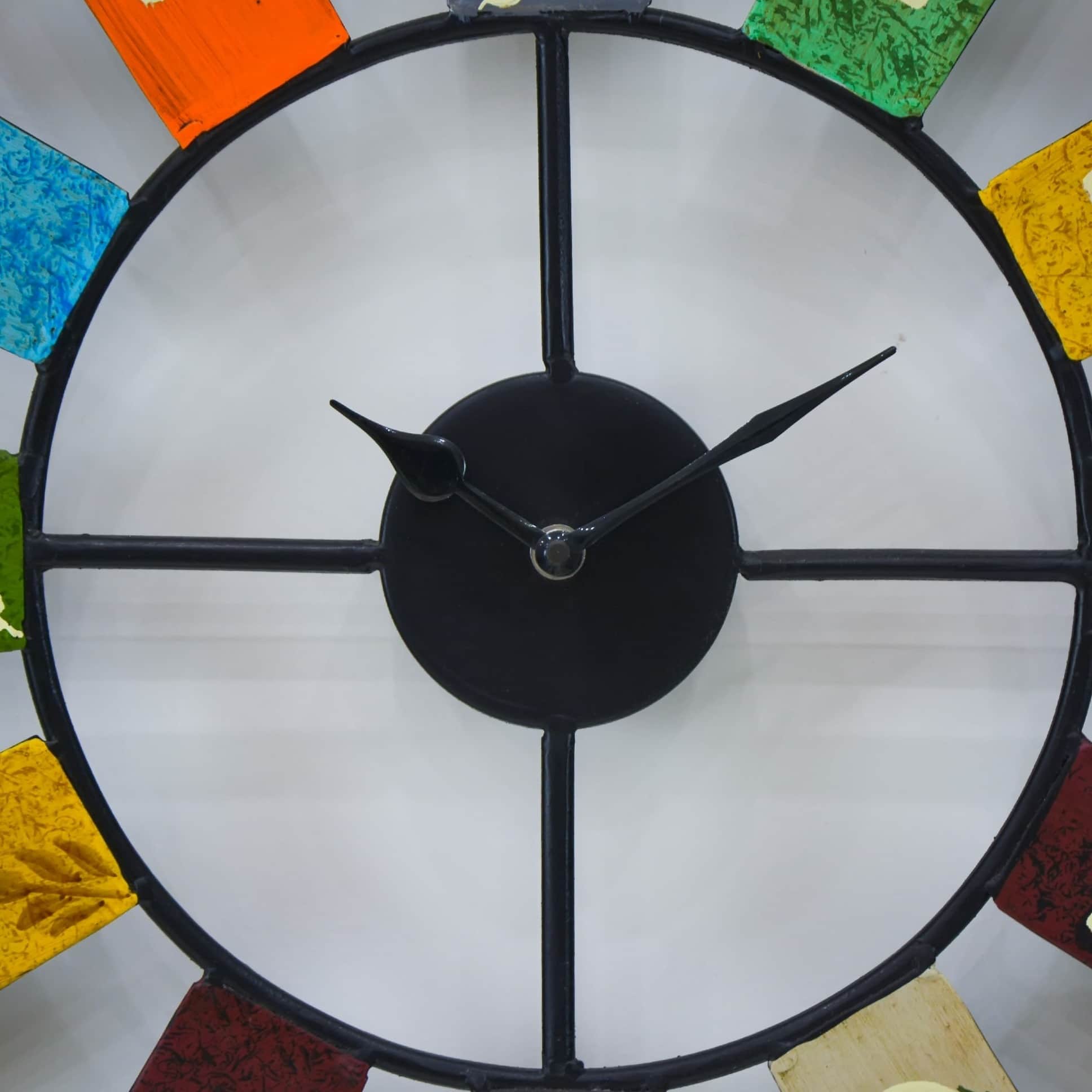 Geneva Metal Wall Clock - left_view