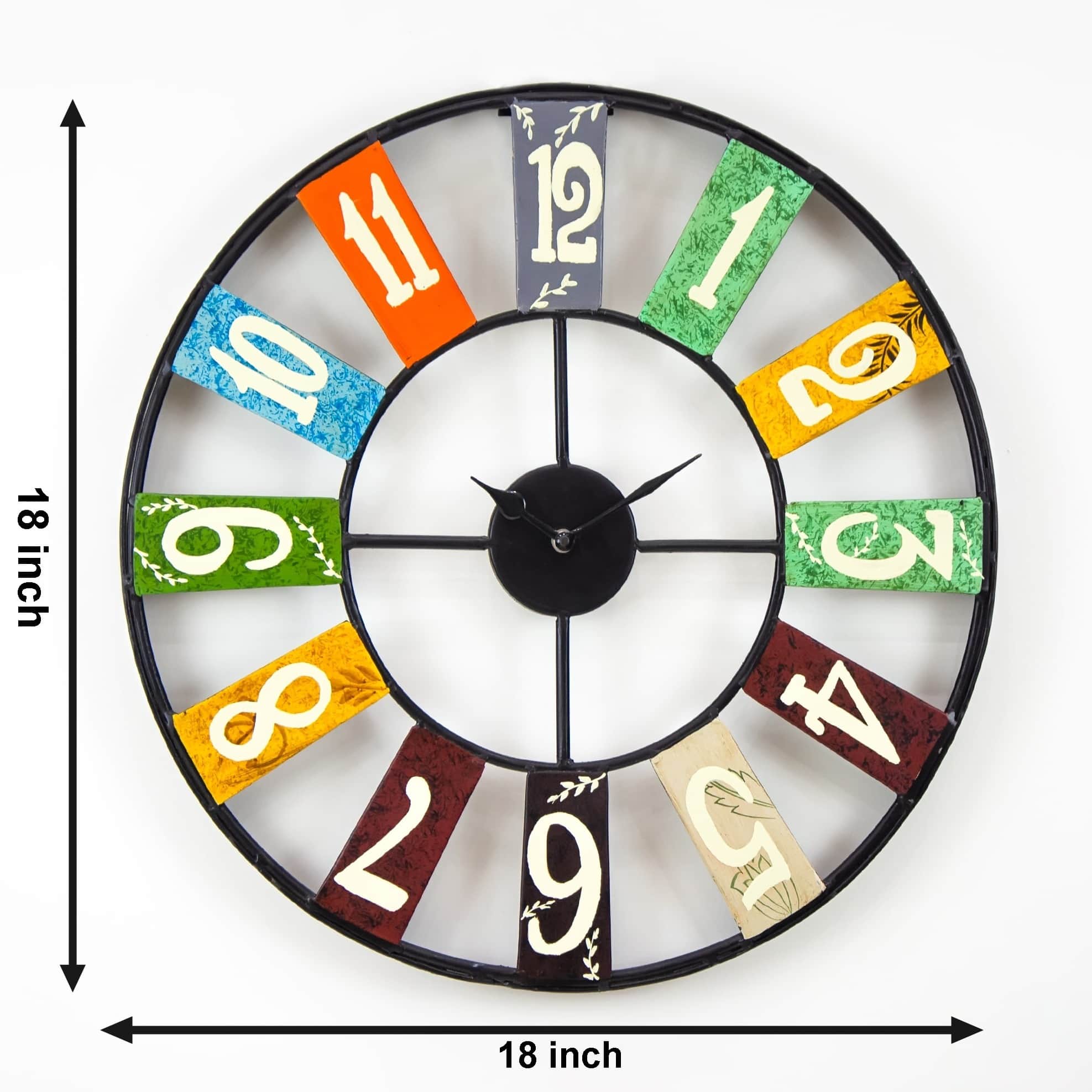 Geneva Metal Wall Clock - right_view