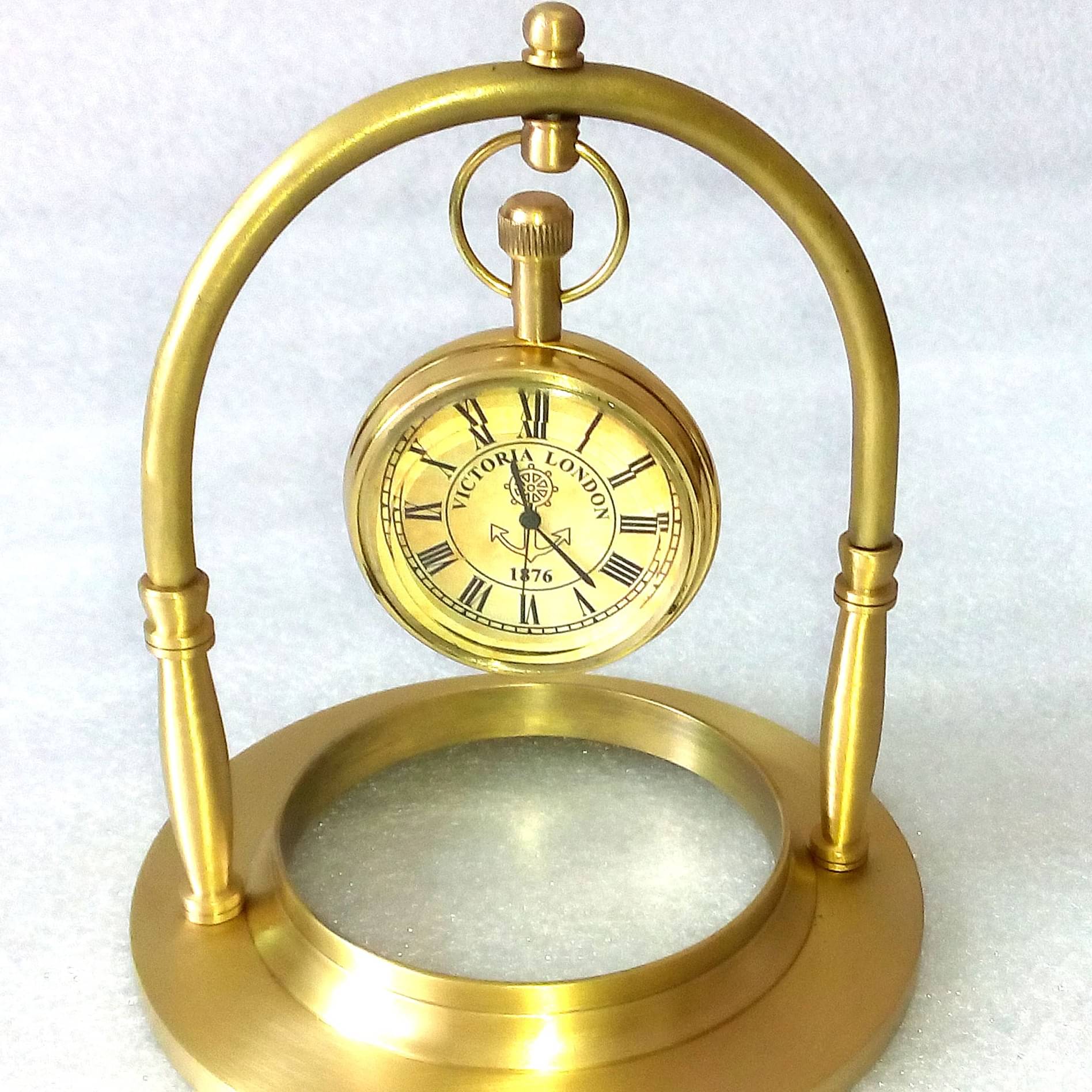Brass Table Clock