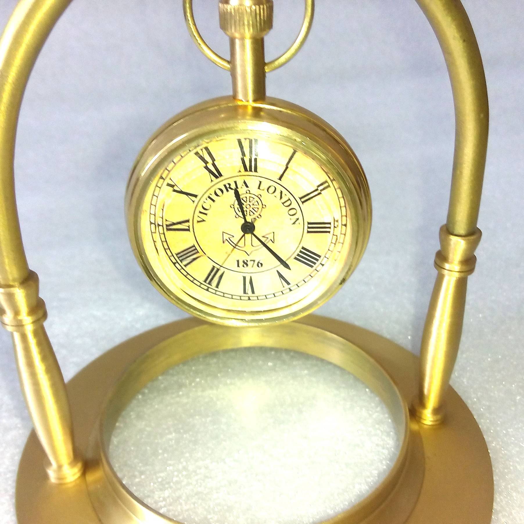 Brass Table Clock