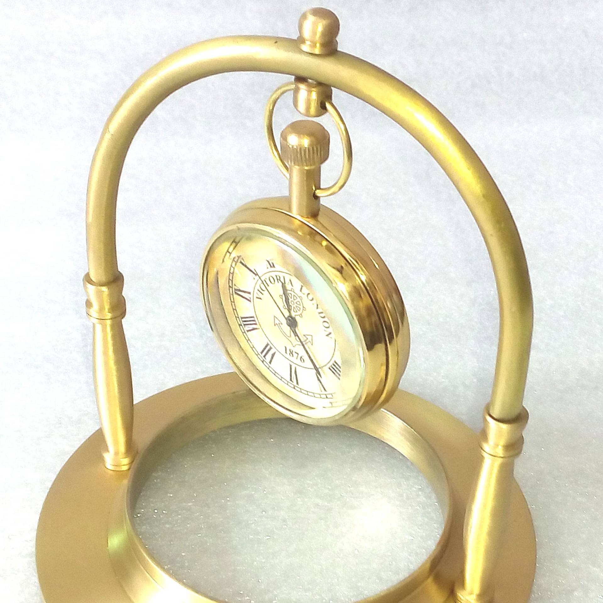 Brass Table Clock