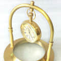 Brass Table Clock - left_view