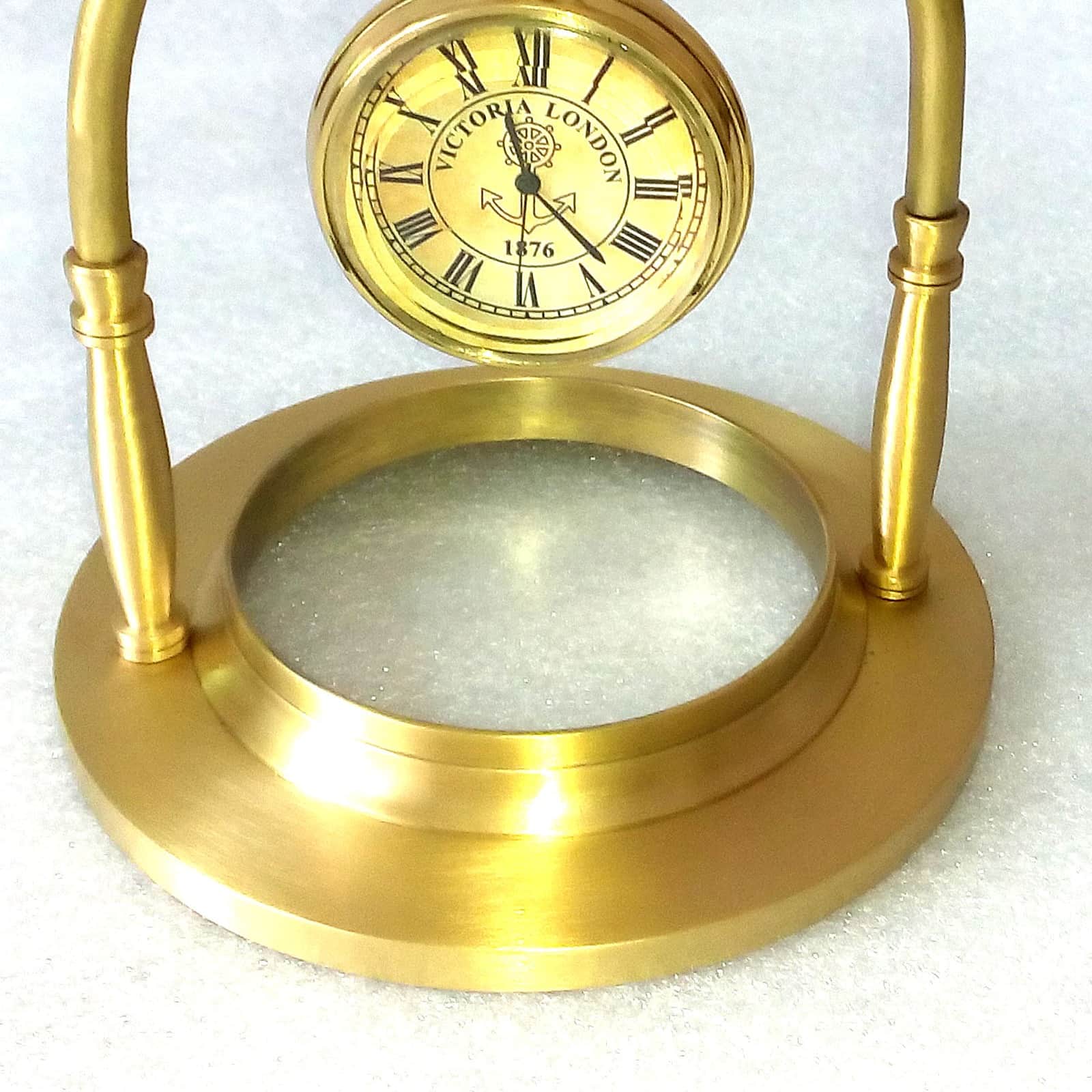 Brass Table Clock - bottom_view