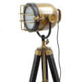 Spotlight Tripod Lamp, METAL,WOOD, Mixed - photo