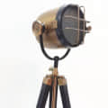 Spotlight Tripod Lamp, METAL,WOOD, Mixed - front_view