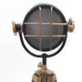 Spotlight Tripod Lamp, METAL,WOOD, Mixed - top_view