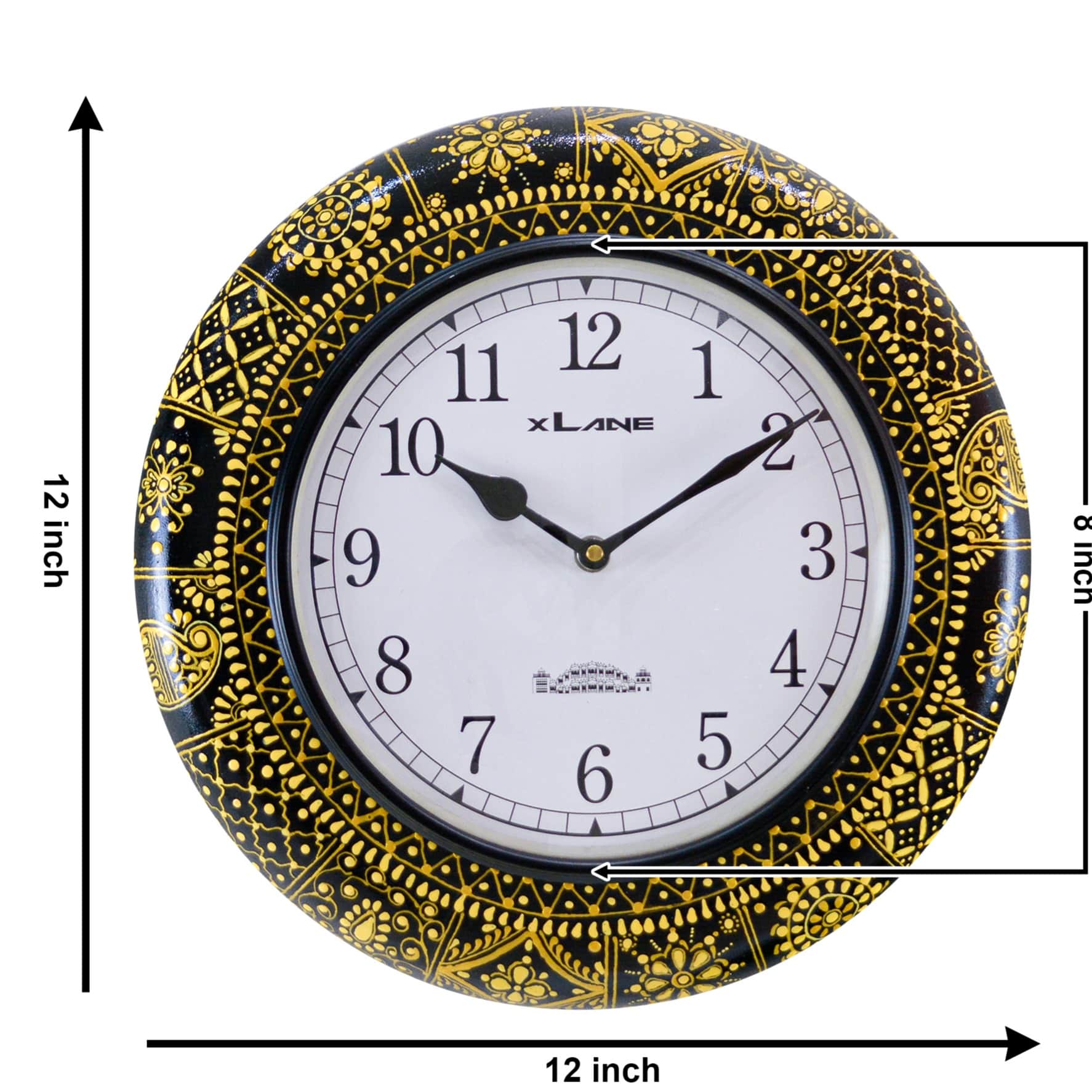 Madison Mini - Wooden Wall Clock - rear_view