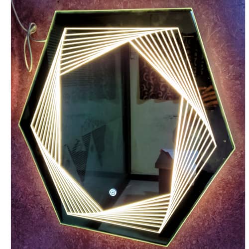 Hexa Led Mirror