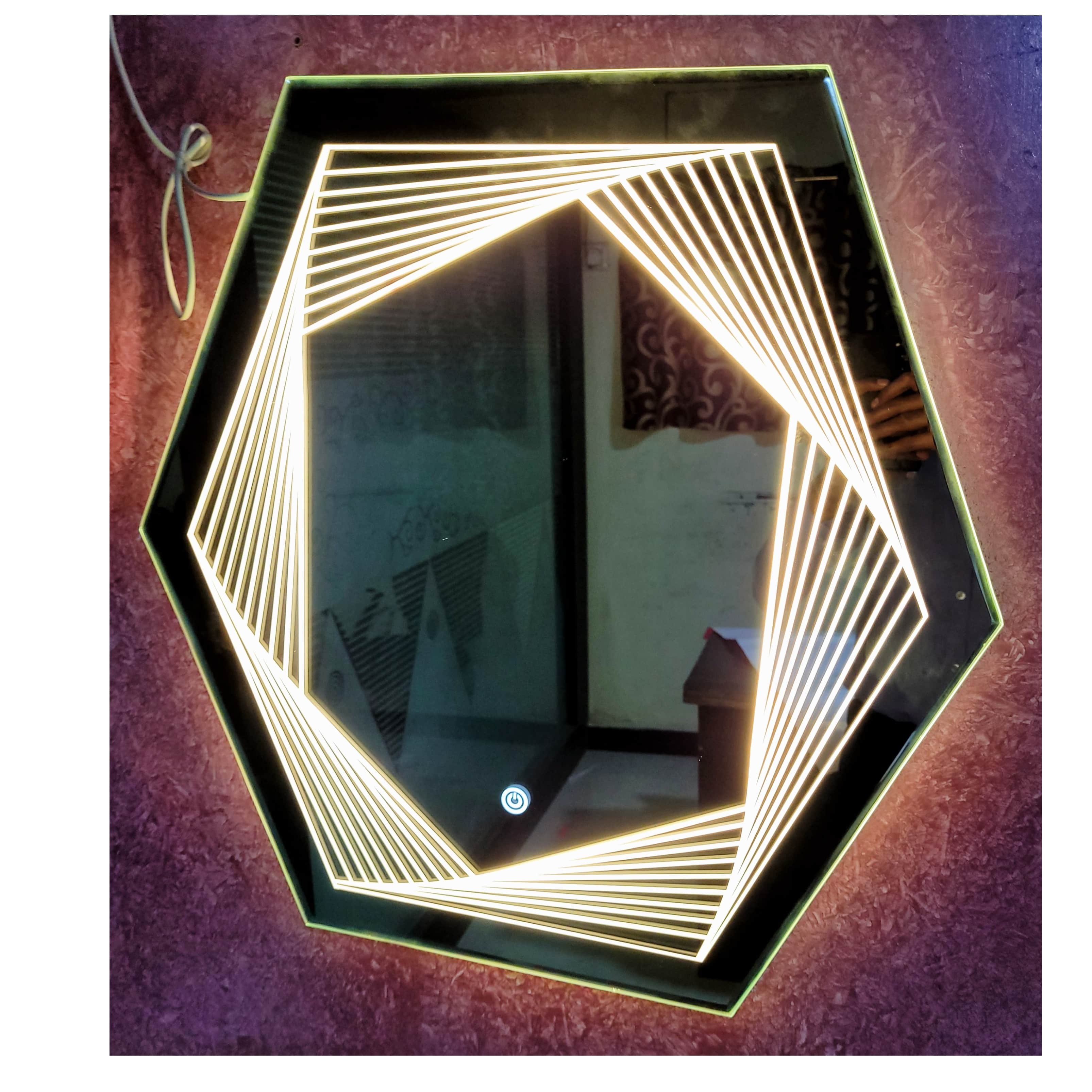 Hexa Led Mirror - right_view