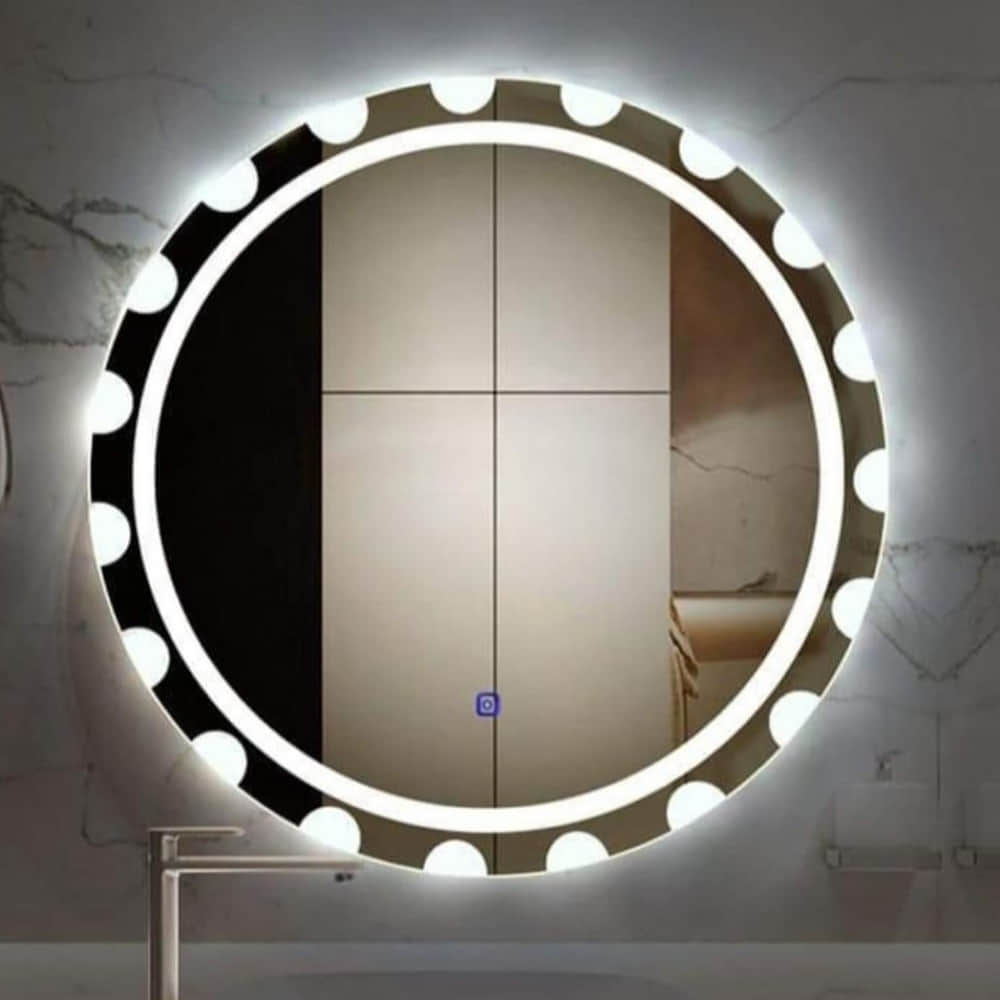 Round Led Mirror - photo