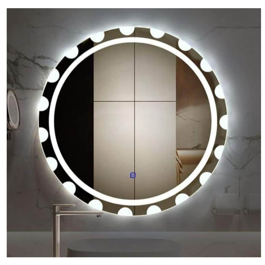 Round Led Mirror - top_view