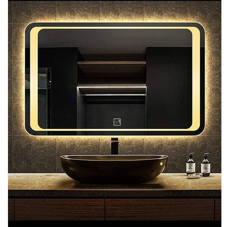 Led Mirror with Sensor in Rectangular Shape