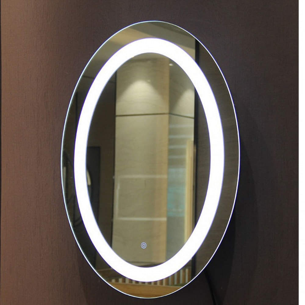 Led Mirror with Sensor in Oval Shape - photo