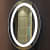 Led Mirror with Sensor in Oval Shape - front_view