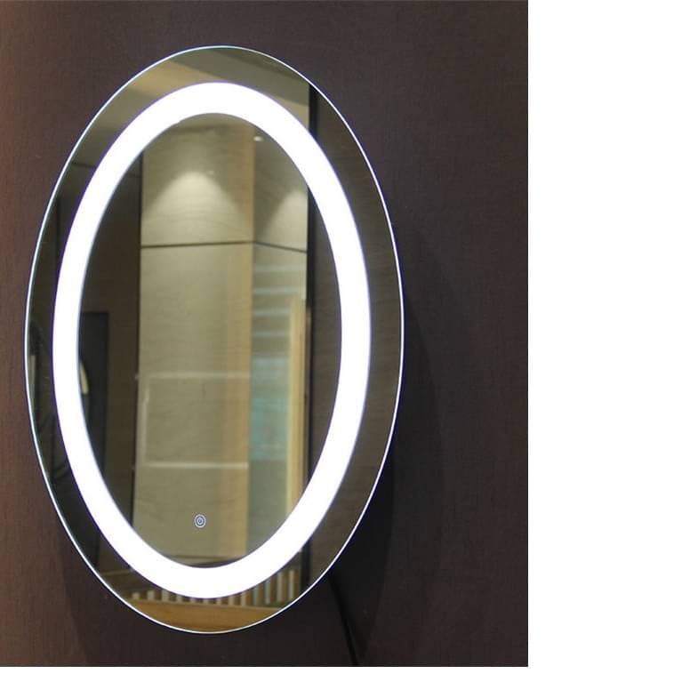 Led Mirror with Sensor in Oval Shape