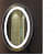 Led Mirror with Sensor in Oval Shape - left_view