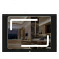 Corner Design Led Mirror with Touch Sensor - left_view