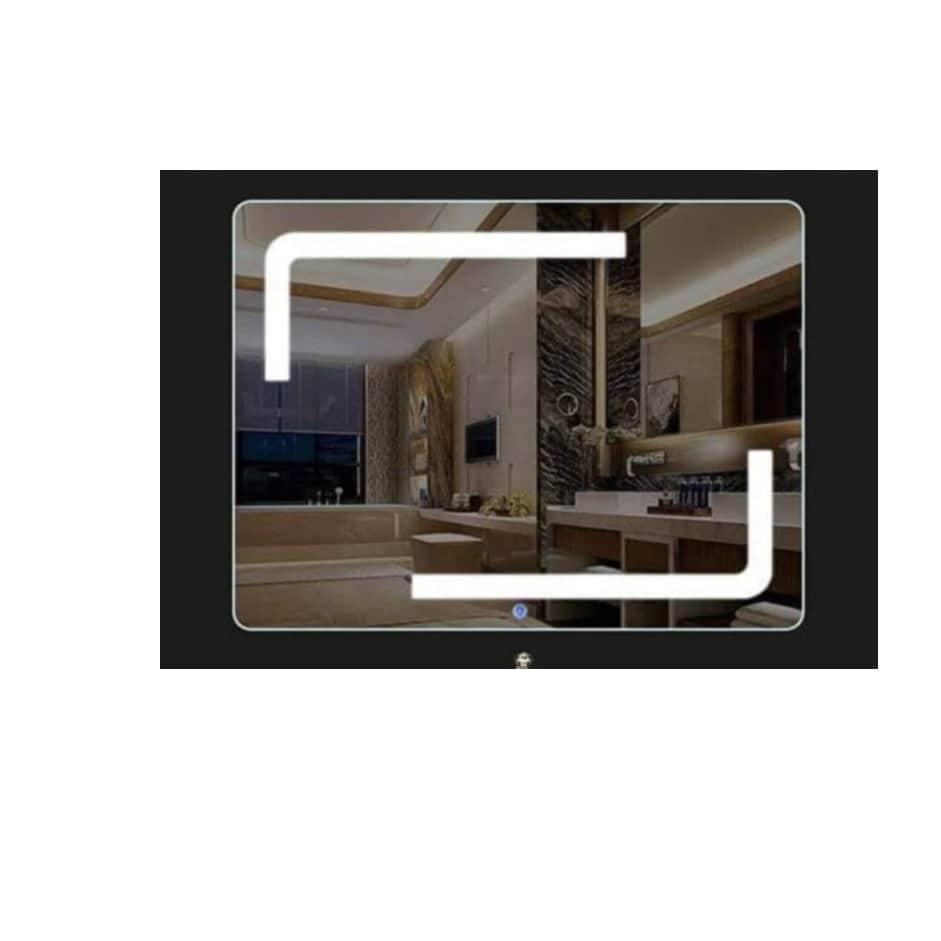 Corner Design Led Mirror with Touch Sensor - right_view