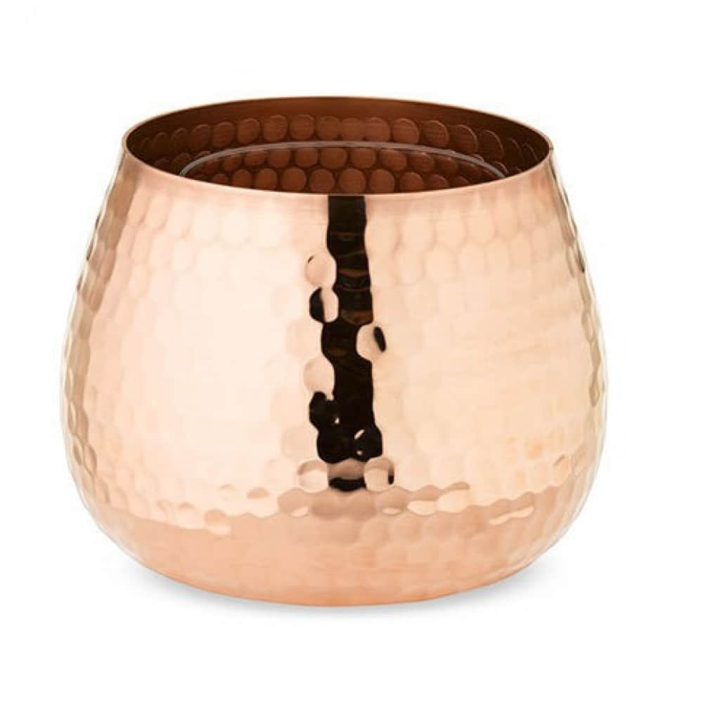 Copper Votive Candle Holder - photo