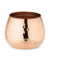 Copper Votive Candle Holder - front_view