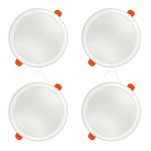 15W LED Slim Panel Light Round (Pack of 4)